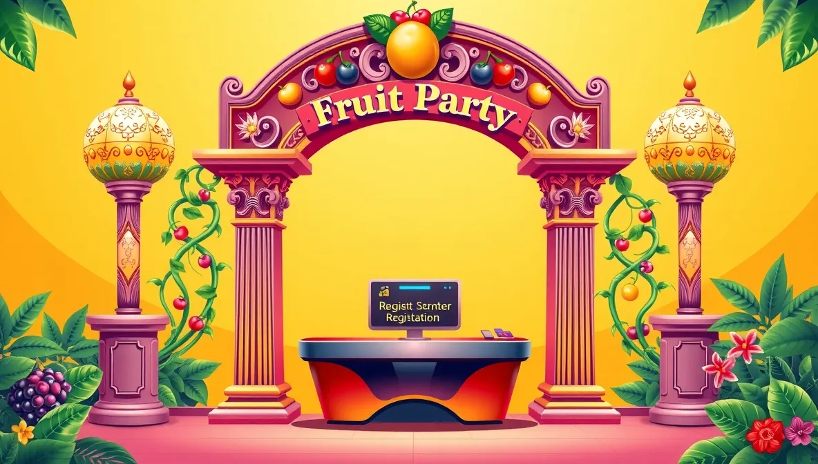 Fruit Party - login / registration