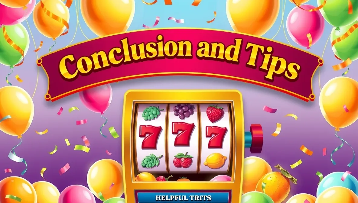  Conclusion and game tips 